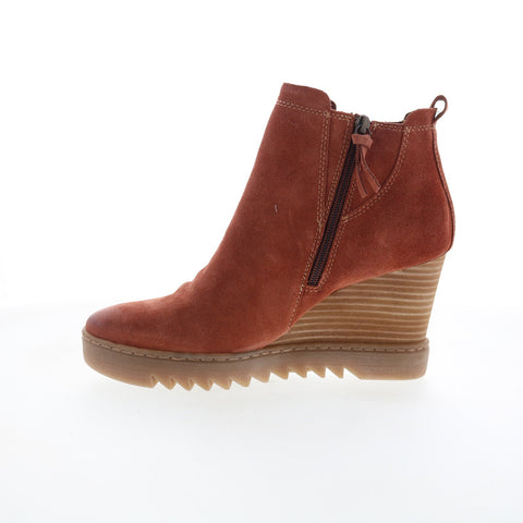 Sofft Utley SF0049200 Womens Brown Leather Ankle & Booties Boots