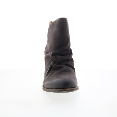 Sofft Teyton SF0050398 Womens Gray Leather Zipper Ankle & Booties Boots