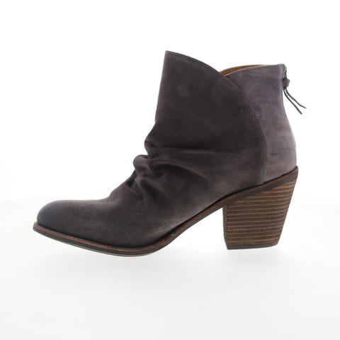 Sofft Teyton SF0050398 Womens Gray Leather Zipper Ankle & Booties Boots
