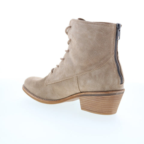 Sofft Annalise SF00522 Womens Gray Suede Lace Up Ankle & Booties Boots