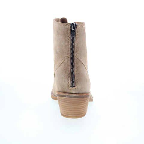 Sofft Annalise SF00522 Womens Gray Suede Lace Up Ankle & Booties Boots