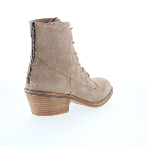 Sofft Annalise SF00522 Womens Gray Suede Lace Up Ankle & Booties Boots