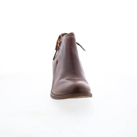 Sofft Aleah SF0070341 Womens Brown Leather Zipper Ankle & Booties Boots