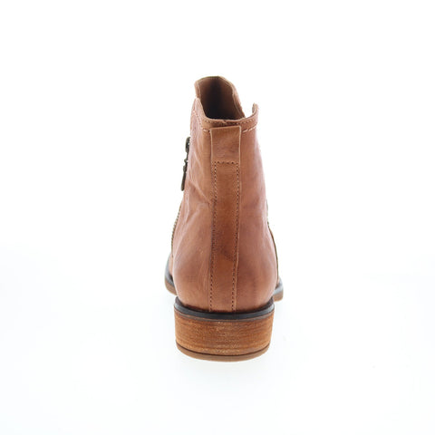 Sofft Beckie SF00707 Womens Brown Leather Zipper Ankle & Booties Boots