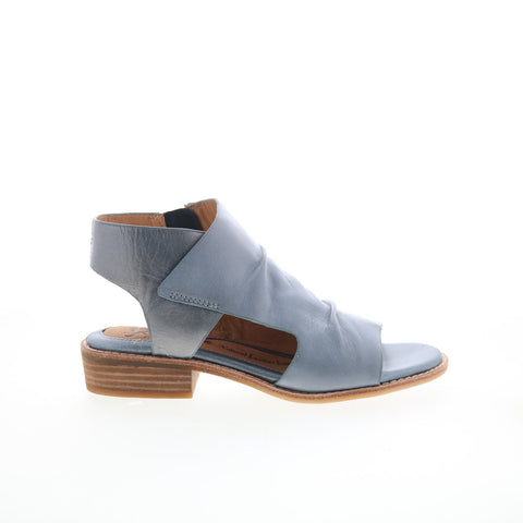 Sofft Naoma SF0076130 Womens Blue Leather Heeled Sandals Shoes