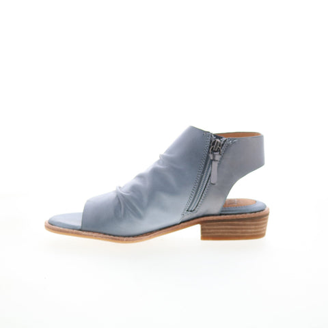 Sofft Naoma SF0076130 Womens Blue Leather Heeled Sandals Shoes