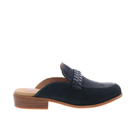 Sofft Nels SF0086001 Womens Black Leather Mules Flats Shoes