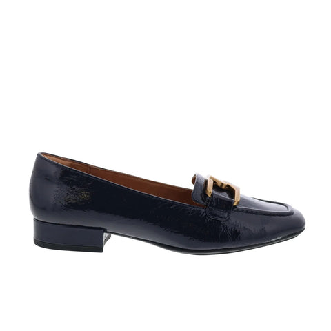 Sofft Erica SF00908 Womens Blue Leather Slip On Loafer Flats Shoes