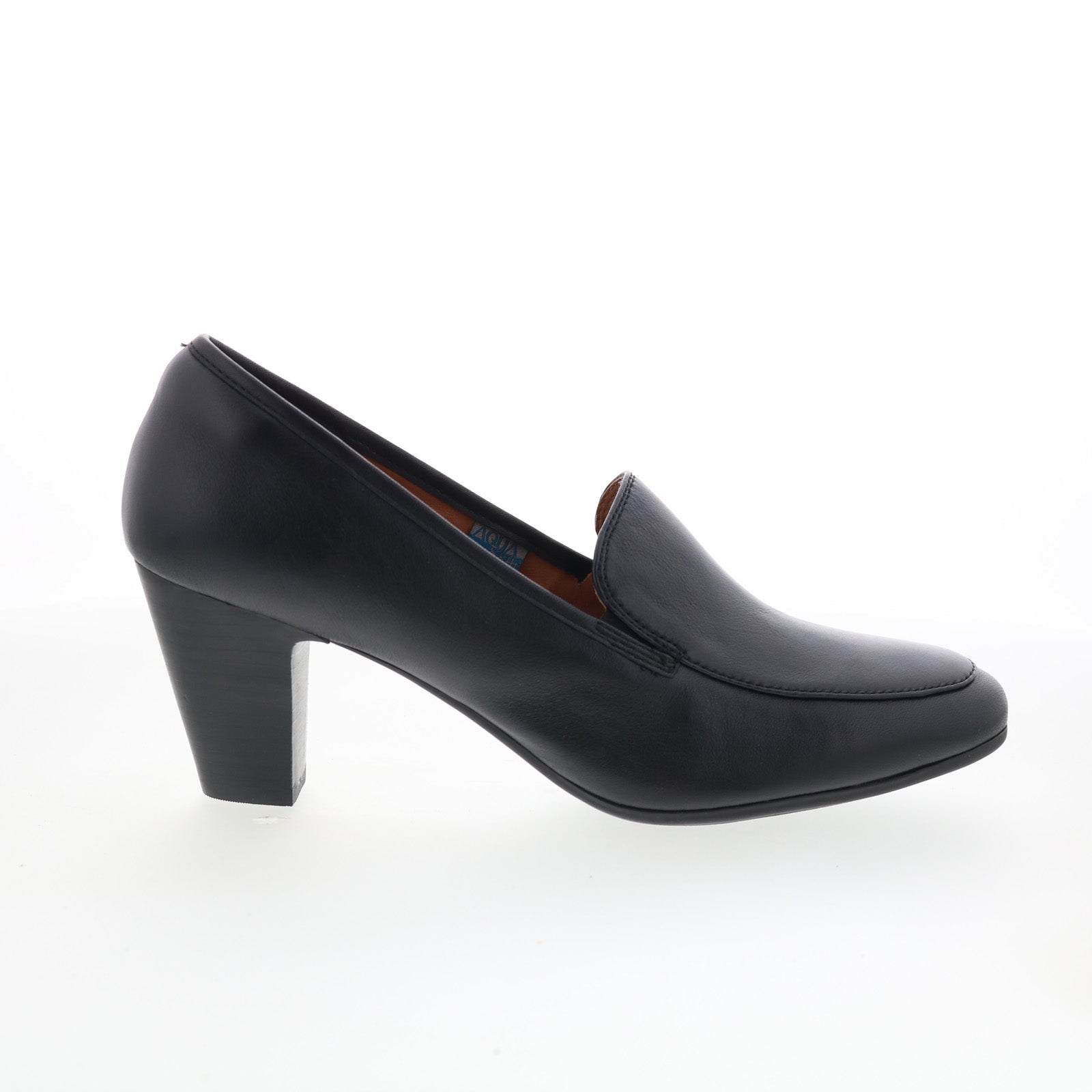 Sofft Lucinda SF00917 Womens Black Leather Slip On Pumps Heels