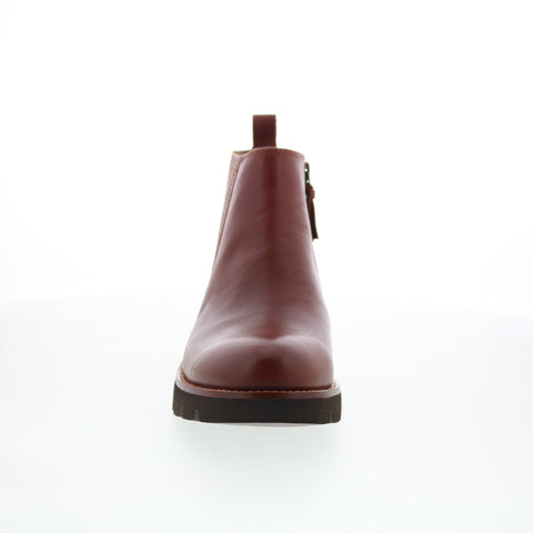 Sofft Paige SF01008 Womens Brown Leather Zipper Ankle & Booties Boots