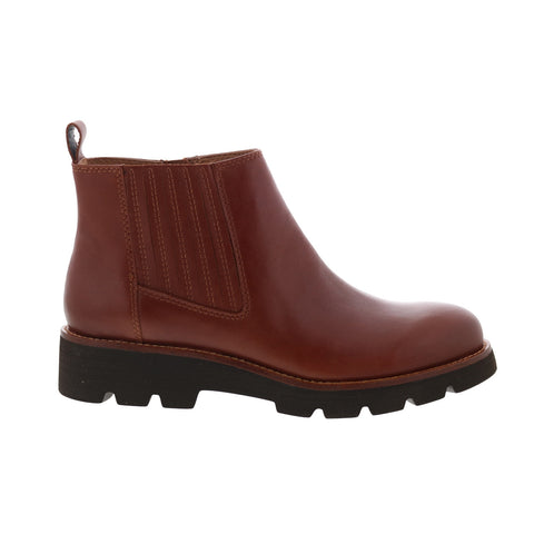 Sofft Paige SF01008 Womens Brown Leather Zipper Ankle & Booties Boots