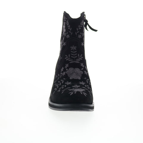 Sofft Sophie SF01022 Womens Black Suede Zipper Ankle & Booties Boots