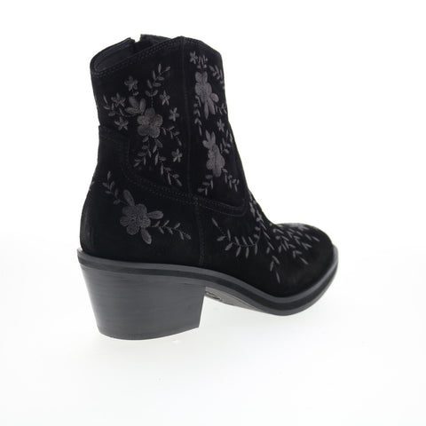 Sofft Sophie SF01022 Womens Black Suede Zipper Ankle & Booties Boots