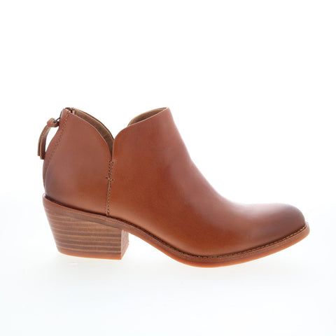 Sofft Angelica SF01024 Womens Brown Leather Zipper Ankle & Booties Boots