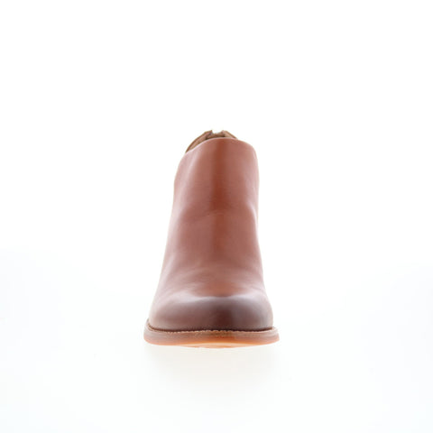 Sofft Angelica SF01024 Womens Brown Leather Zipper Ankle & Booties Boots
