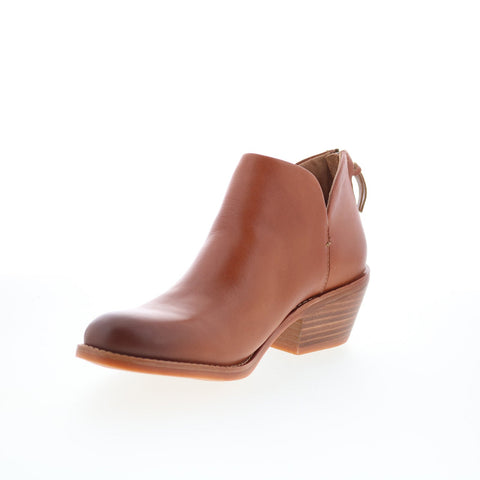 Sofft Angelica SF01024 Womens Brown Leather Zipper Ankle & Booties Boots