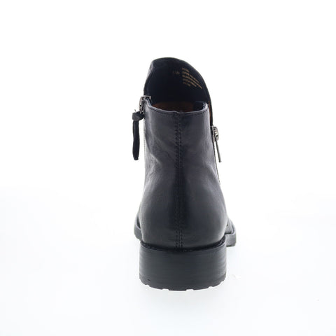 Sofft Beckie II SF01035 Womens Black Leather Zipper Ankle & Booties Boots