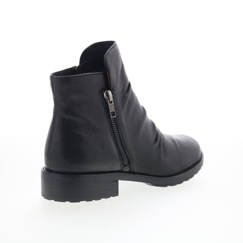 Sofft Beckie II SF01035 Womens Black Leather Zipper Ankle & Booties Boots