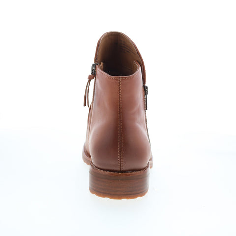 Sofft Beckie II SF01035 Womens Brown Leather Zipper Ankle & Booties Boots