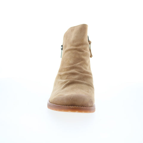 Sofft Beckie II SF01035 Womens Brown Suede Zipper Ankle & Booties Boots