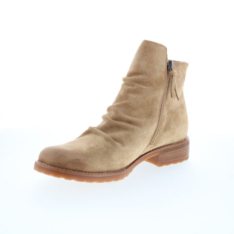 Sofft Beckie II SF01035 Womens Brown Suede Zipper Ankle & Booties Boots