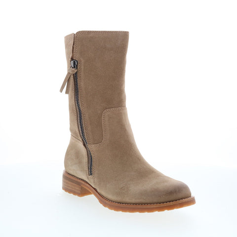 Sofft Betty SF01038 Womens Brown Suede Zipper Casual Dress Boots