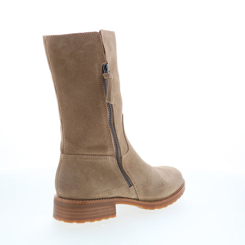 Sofft Betty SF01038 Womens Brown Suede Zipper Casual Dress Boots