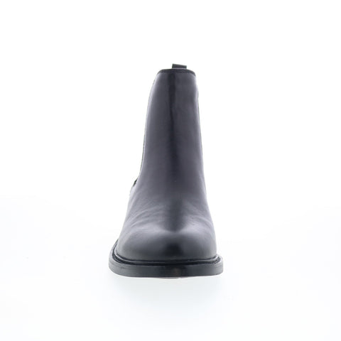 Sofft Pamella SF01044 Womens Black Leather Slip On Ankle & Booties Boots