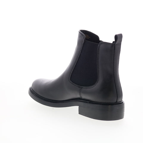 Sofft Pamella SF01044 Womens Black Leather Slip On Ankle & Booties Boots