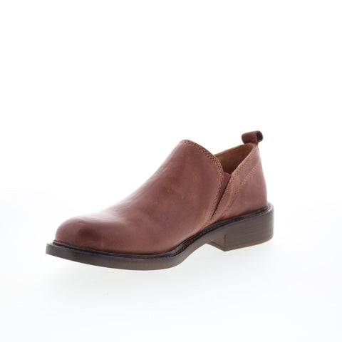 Sofft Naisbury II SF01046 Womens Brown Leather Slip On Loafer Flats Shoes