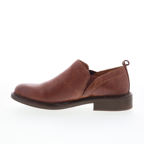 Sofft Naisbury II SF01046 Womens Brown Leather Slip On Loafer Flats Shoes