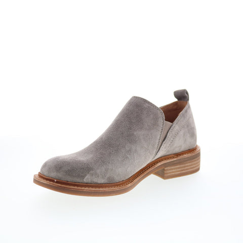 Sofft Naisbury II SF01046 Womens Gray Suede Slip On Loafer Flats Shoes