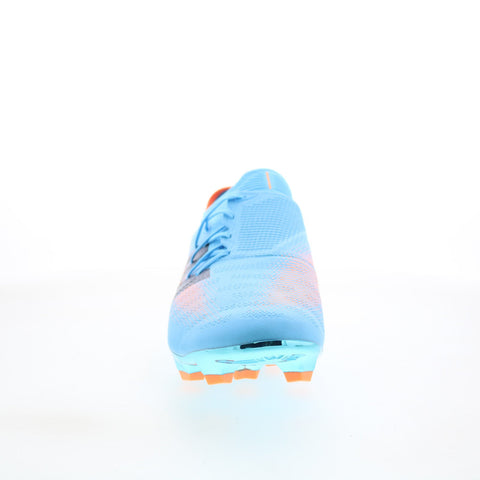 New Balance Furon Pro FG V7+ Mens Blue Wide Athletic Soccer Cleats Shoes