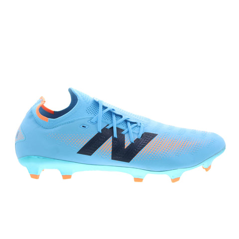 New Balance Furon Pro FG V7+ Mens Blue Wide Athletic Soccer Cleats Shoes