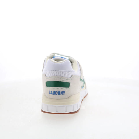 Saucony Shadow 5000 S70637-7 Mens White Suede Lifestyle Sneakers Shoes