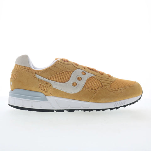 Saucony Shadow 5000 S70665-10 Mens Orange Suede Lifestyle Sneakers Shoes