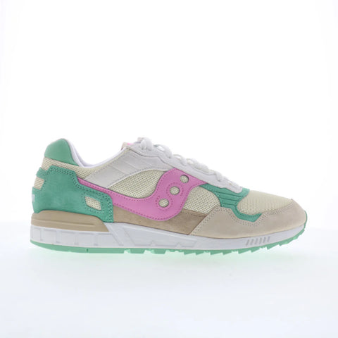 Saucony Shadow 5000 S70665-34 Mens Beige Suede Lifestyle Sneakers Shoes