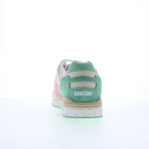 Saucony Shadow 5000 S70665-34 Mens Beige Suede Lifestyle Sneakers Shoes