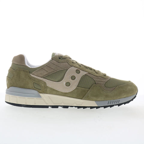 Saucony Shadow 5000 S70665-35 Mens Green Suede Lifestyle Sneakers Shoes