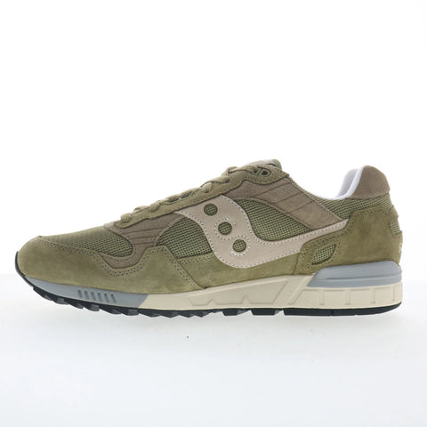 Saucony Shadow 5000 S70665-35 Mens Green Suede Lifestyle Sneakers Shoes