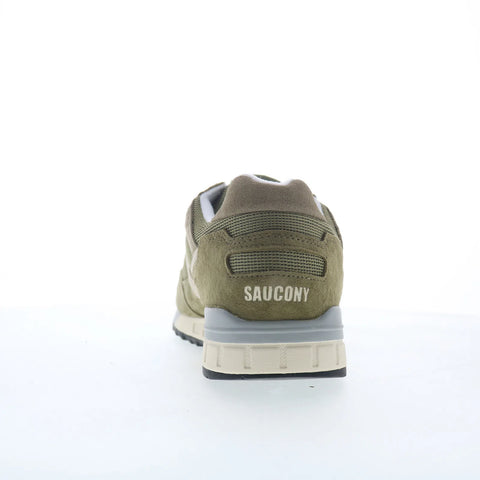 Saucony Shadow 5000 S70665-35 Mens Green Suede Lifestyle Sneakers Shoes