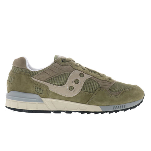 Saucony Shadow 5000 S70665-35 Mens Green Suede Lifestyle Sneakers Shoes