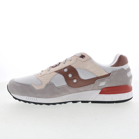 Saucony Shadow 5000 S70665-37 Mens Gray Suede Lifestyle Sneakers Shoes