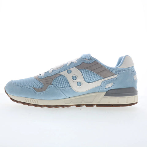 Saucony Shadow 5000 S70665-41 Mens Blue Suede Lifestyle Sneakers Shoes