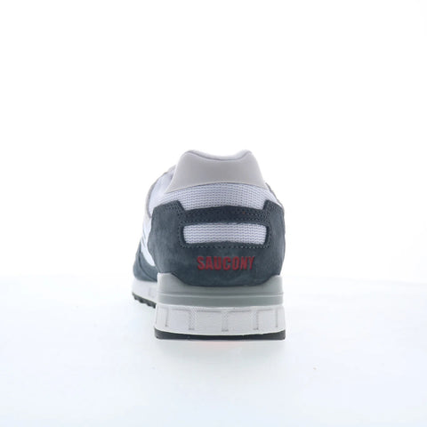 Saucony Shadow 5000 S70665-48 Mens White Suede Lifestyle Sneakers Shoes