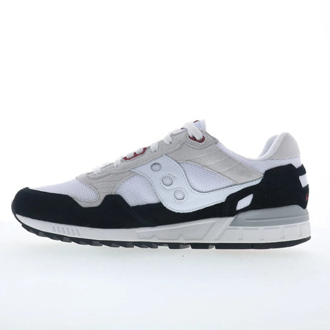Saucony Shadow 5000 S70665-49 Mens White Suede Lifestyle Sneakers Shoes