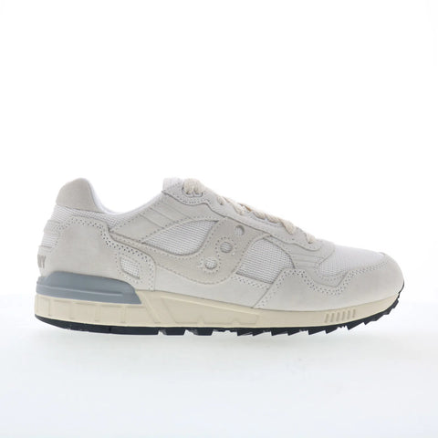 Saucony Shadow 5000 S70665-53 Mens White Suede Lifestyle Sneakers Shoes