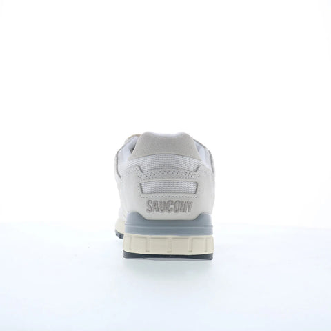 Saucony Shadow 5000 S70665-53 Mens White Suede Lifestyle Sneakers Shoes