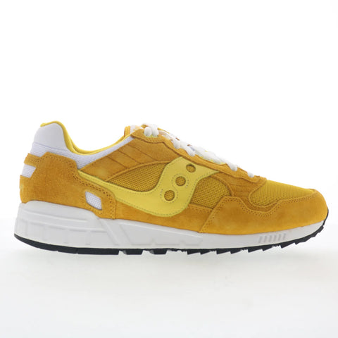 Saucony Shadow 5000 S70665-62 Mens Yellow Suede Lifestyle Sneakers Shoes