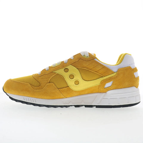 Saucony Shadow 5000 S70665-62 Mens Yellow Suede Lifestyle Sneakers Shoes